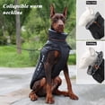 thumbnail image 2 of Manteau pour Chien Réversible Imperméable Réfléchissant Veste en Peluche avec Design de Harnais Détachable et Collier en Fourrure Plié Sans Traction Sans Étouffement Non Poilu Vêtements Confortables pour Temps Froid pour Chiens Moyens et Grands, 2 of 7