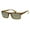 Tortoise Gold Mirror, variant on Mens Minimal Thin Plastic Narrow Rectangular Agent Sunglasses Tortoise Gold Mirror
