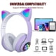 thumbnail image 2 of Auriculares Bluetooth KERHAND para niños con luz LED morada, 2 of 9