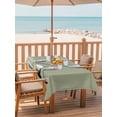 thumbnail image 2 of 52x70 Inch Outdoor Tablecloth with Umbrella Hole Zipper Rectangle Golf Ball Club Rectangular Tablecloths Outside Waterproof Sports Abstract Vintage Green Patio Table Cloth Cover for Picnic Party, 2 of 8