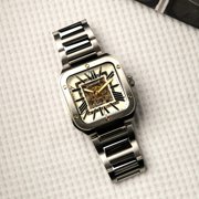 Engineer Lennox Skeleton Automatic Silver Brown