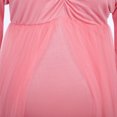 thumbnail image 6 of IBTOM CASTLE Pregnant Women Elegant Maternity Off Shoulders Half Circle Mermaid Chiffon Fitted Gown Slim Maxi Photography Dress M Pink, 6 of 8