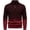 E-795Wine, variant on FAOWME Men Knitted Sweater Long Sleeve Stand Collar Gradient Half Zipper Fashion Warm Comfortable Pullover Top For Autumn Winter Daily Wear Brown L