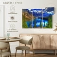 thumbnail image 4 of Elephant Stock Banff Mountain Lake Wall Art - Horizontal Multi Panel Canvas - Living Room Wall Decor - Nature Multi Panel - Blue And Brown Decor - 23" x 14", 4 of 4