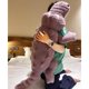 thumbnail image 2 of Almohada de peluche Hofun4U con forma de cocodrilo, 97 cm, color morado, 2 of 9