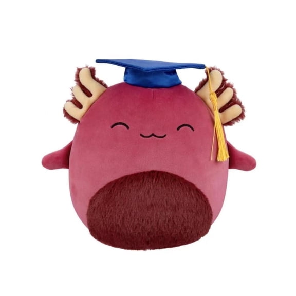 Squishmallows Graduation Squad Plush - 8-Inch Collectible Soft & Squishy Plush (IndieMae the Graduation Axolotl)