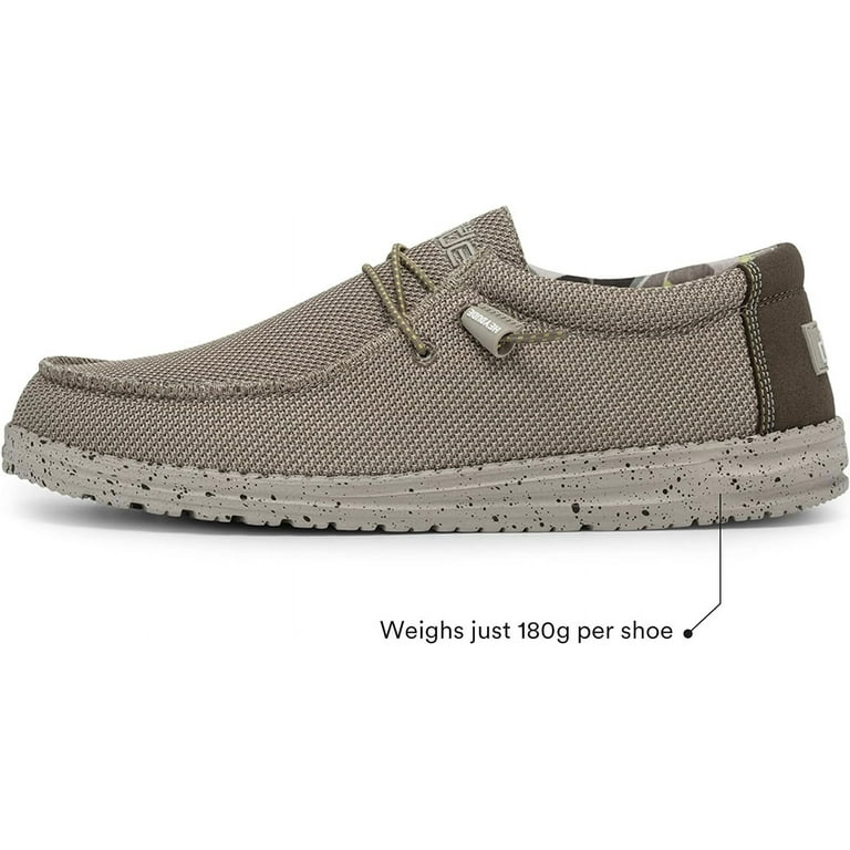 Hey Dude Men's Wally Sox Camel Size 10 Mens Shoes Men's Lace Up