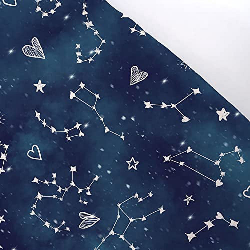 JumpOff Jo - 2 Pack Fitted Crib Sheets, 100% Cotton, Standard Crib 28 in. x 52 in. - Galaxy and Mama Bear