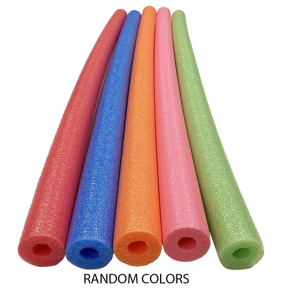 6 Pack Blue 52 Inch Wholesale Pricing Bulk Pack and Free Connector Oodles of Noodles Deluxe Foam Pool Swim Noodles 