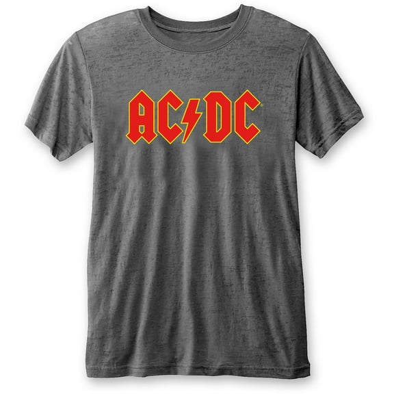 AC/DC Unisex T-Shirt: Logo (Burn Out)