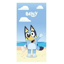 Bluey On The Beach Microfiber Beach Towel