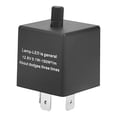 thumbnail image 2 of Flasher Relay, CF13 JL-02 3-Pin CF13 12.8V Adjustable LED Flasher Flash Relay for Turn Light Hyper Flash Fix 0.1W-150W, 2 of 4