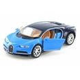 thumbnail image 4 of Bugatti Chiron, Blue/Dark Blue - Welly 43738D - 4.5" Diecast Model Toy Car (Brand New but NO BOX), 4 of 4