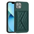 thumbnail image 5 of for iPhone 15 Plus Wallet Case with Card Holder, Elegant Durable PU Leather Protective Magnetic Closure Flip Phone Cover Kickstand RFID Blocking for Women Girls for iPhone 15 Plus, Green, 5 of 8