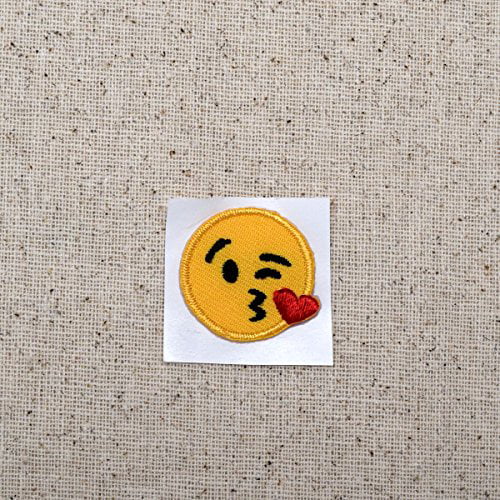 20X Emoji Emotion Embroidery Iron On Applique Patch Sticker Sewing Craft RepairD 