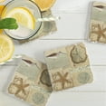 thumbnail image 2 of CounterArt "Shell Collage" Single Image Absorbent Stone Tumbled Tile Coaster 4 Pack, 2 of 8