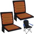 thumbnail image 5 of Vikakiooze Stadium Bleacher Chair Backable Folding Heated Chair Portable Heated, 5 of 9
