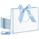 thumbnail image 1 of Bolsas de regalo Silkfly Thank You de 12 x 10 x 4 pulgadas con asa, 12 unidades, blancas, 1 of 7