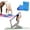 Blue, variant on High Density EVA Yoga Blocks Set of 2 with Stretch Strap, Foam Fitness Bricks, Non-Slip Exercise Support for Yoga, Pilates, Home Training