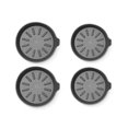 thumbnail image 1 of Weathertech Beverage Coaster 8A4CCST CarCoasters; Round With Ridges and Lip; Black; Without Coaster Holder, 1 of 1