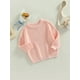 thumbnail image 3 of Txlixc Suéteres de cuello redondo para bebés pequeños, suéteres de punto sueltos de color sólido de manga larga Txlixc  Moda, 3 of 9