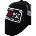 thumbnail image 6 of Christian Rose Iconic II Red Rose Trucker Cap, Black, 6 of 7