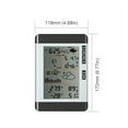 thumbnail image 3 of Weather Forecast Machine Small Home Weather Station Anemometer Rain Gauge Thermo-hygrometer Weather Meter ,Long Lasting, 3 of 5