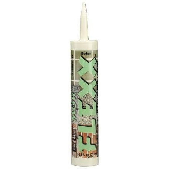 Sashco Mor-Flexx Acrylic Latex Caulk - Waterproof - 10.5 oz, Beige
