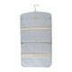 thumbnail image 2 of Organizador de joyas colgante, soporte para collares, soporte para collares de doble cara Gris, 2 of 9