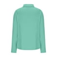 thumbnail image 5 of Long Sleeve Workout Tops for Women, Comdrip Womens Long Sleeve Shirts 50+ Sun 1/4 Zip Summer Hiking Shirt Quarter Zip Pullover Athletic Tops for Women Light Green S, 5 of 9