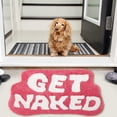 thumbnail image 4 of Mat With Contrast Letter Patterns Non Washable & Highly Absorbent For Bathroom Hallway & Bedroom Living Room Area Rug Modern Rug Oversized Couch Blanket End of Bed Throw Fuzzy Area Rug Band Blanket, 4 of 6