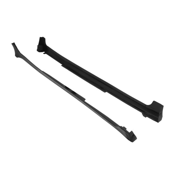 Ikon Motorsports 2PCS Side Skirts Extension Rocker Panels Added on Bodykit Replacement Compatible With 2012-2015 9th Gen Honda Civic 4-Door Sedan BC Style Polyurethane PU 2013 2014