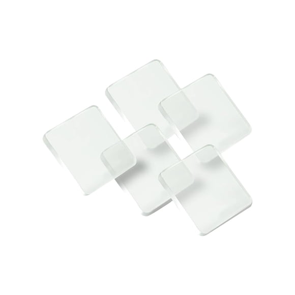 kjfeif 5 Pcs DIY Fridge Magnet Craft Set Acrylic Square Decorative Refrigerator Magnet with Adhesive Backing Ferrite Magnets for Office,Classroom,Cabinets,Kitchen (2 Inch)