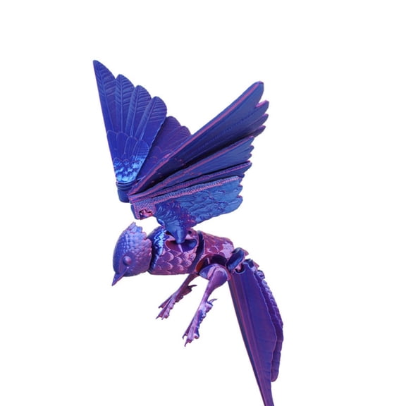 WINDLAND 3D Printed Swallow,3D Printed Fidgety Toy for Stress Relief Desktop Pet Decors