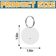 thumbnail image 4 of GJX Cat Tracker,ABS GPS Tracker for Dogs for Luggage Keychains Pets,Compact Round Two-Way Alarm Dog GPS Tracker,White, 4 of 7