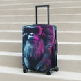 thumbnail image 5 of Yiaed Hip-Hop Glasses Gorilla Print Travel Luggage Cover Suitcase Protector Fits 18-32 Inch Luggage Wheel Covers Patterned Elastic Luggage Anti-scratch（No luggage）-Small, 5 of 5