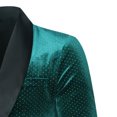 thumbnail image 6 of Wancir Men's Tuxedo Jacket Slim Fit Shawl Lapel Blazer Suit Jackets for Party Prom Wedding Dinner, 6 of 8