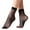 Black(12 pairs), variant on 12 Pairs Women Ankle High Nylon Sheer Socks Soft Silky Elastic Summer Thin Transparent Stockings