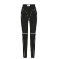 thumbnail image 1 of Pantalones de yoga deportivos de cintura alta ajustados y de color sólido para mujer a la moda, 1 of 6