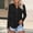 Black, variant on Delayuji Womens Button Down Shirts Long Sleeve Tops Solid Color Casual Spring Trendy Tops