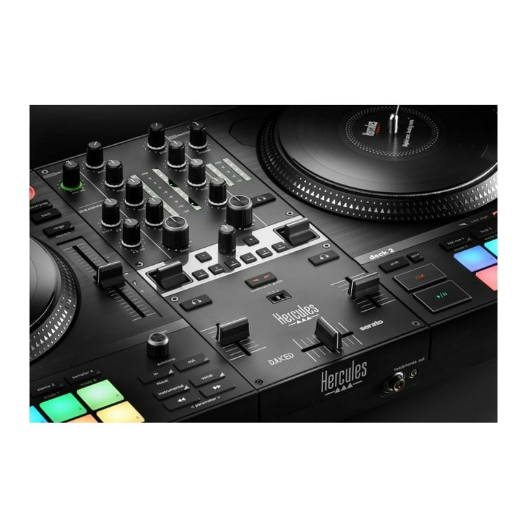 Motorized Inpulse Hercules DJControl Controller 2-Channel DJ DJ T7 Black