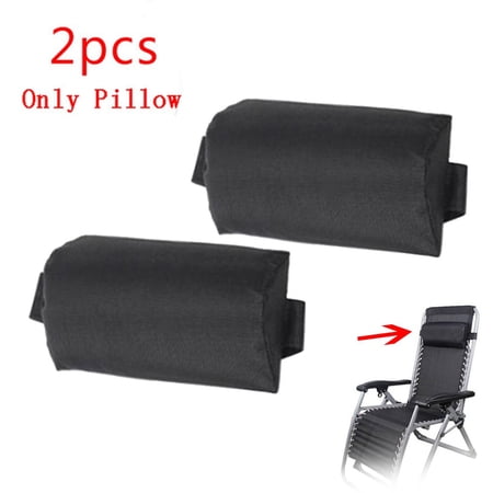 Lierteer Head Cushion Pillow Adjustable for Beach Outdoor Folding Recliner Removable
