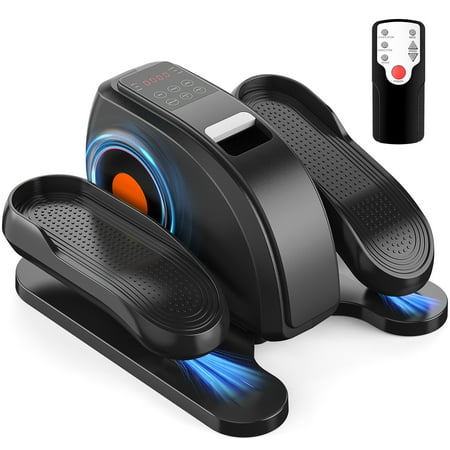 Fitvids Under-Desk Elliptical Machine – Compact, Quiet & Portable Pedal Exerciser with Adjustable Speed, LED Display, Ideal Mini Elliptical for Home or Office Workout
