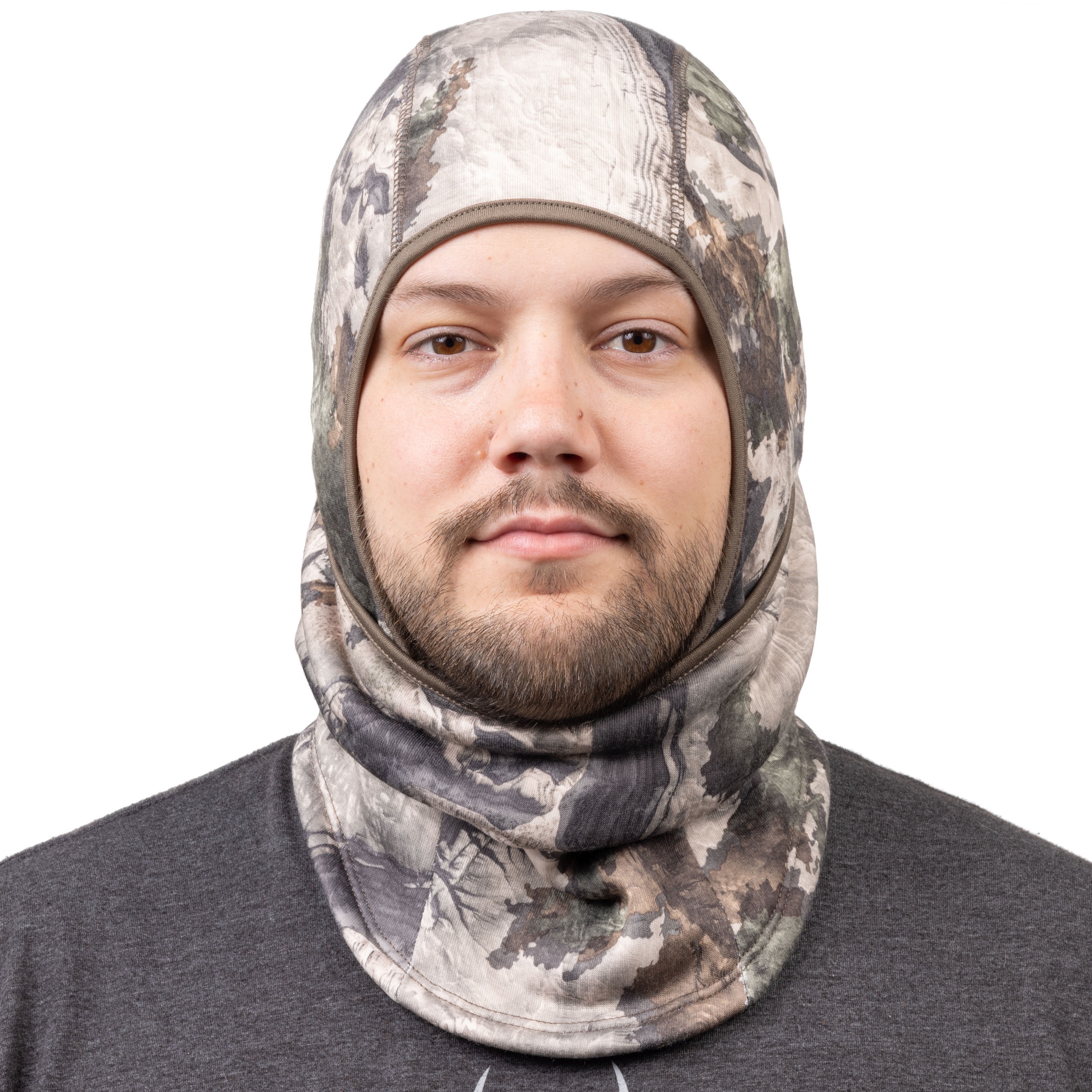 Huntworth Men's Renegade Midweight 4-in-1 Adjustable Balaclava in Mossy Oak Terra® Gila