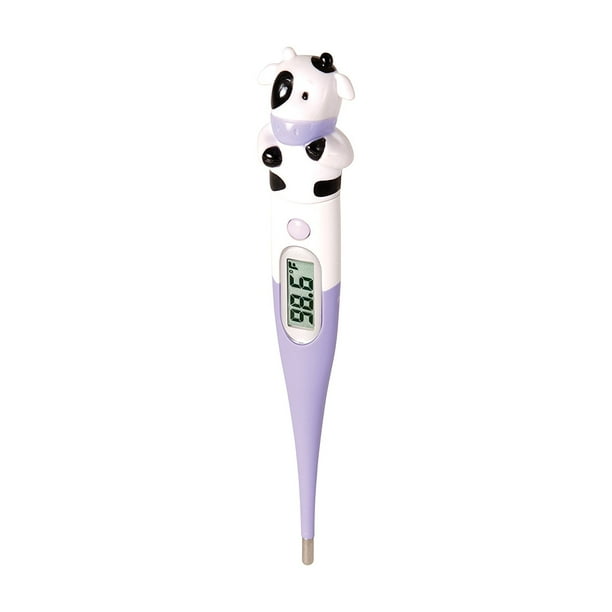 Kids Margo Moo Animal Shaped Digital Thermometer For Oral Rectal Or Underarm Temperature Readings For Kids Children And Adults Purple Margo Moo Is A Friendly By Healthsmart Walmart Com Walmart Com