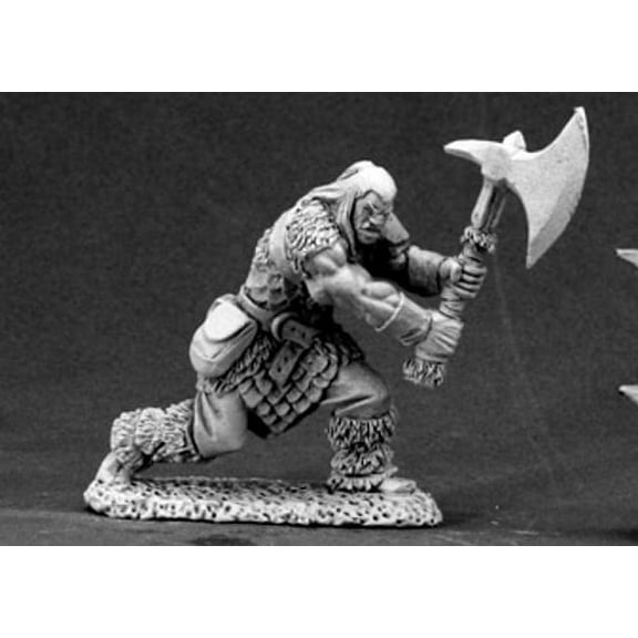 Barbarian Hero Miniature 25mm Heroic Scale Dark Heaven Legends Reaper Miniatures