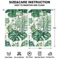 thumbnail image 2 of Green Tropical Large Leaves Curtains-blackout Curtains Bedroom Decor Living Room Darkening Grommet Window Drapes 2 Panels Set 52"x 84", 2 of 2