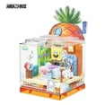 thumbnail image 1 of Bloques de construcción de Bob Esponja, juego de ladrillos de modelo de habitación, adornos de escritorio, juguetes para niños, regalos, Patricio, estrella, Krusty, Krab, Calamardo, tentáculos, 1 of 6