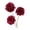 Wine, variant on 3 Heads Artificial Flowers 25" Silk Flowers Outdoors Floral Arrangements Table Centerpieces Wedding Party Home Spring Summer Decor 25"