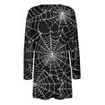 thumbnail image 5 of LOVZFMLL Vestes pour Femmes Imprimé Manches Longues Blouse Décontractée avec Poche Cardigan, 5 of 5